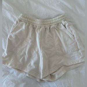 North Face Women's Cream SweatShorts